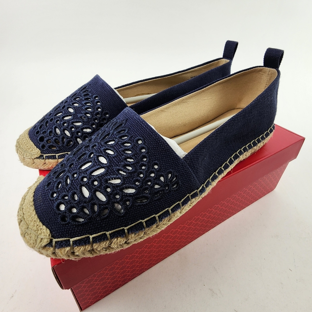 Kelly & Katie Sayeva Flat Size 10 Women's Navy Blue New
